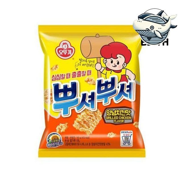 국내 간편식 양념치킨 스낵 90g 1박스