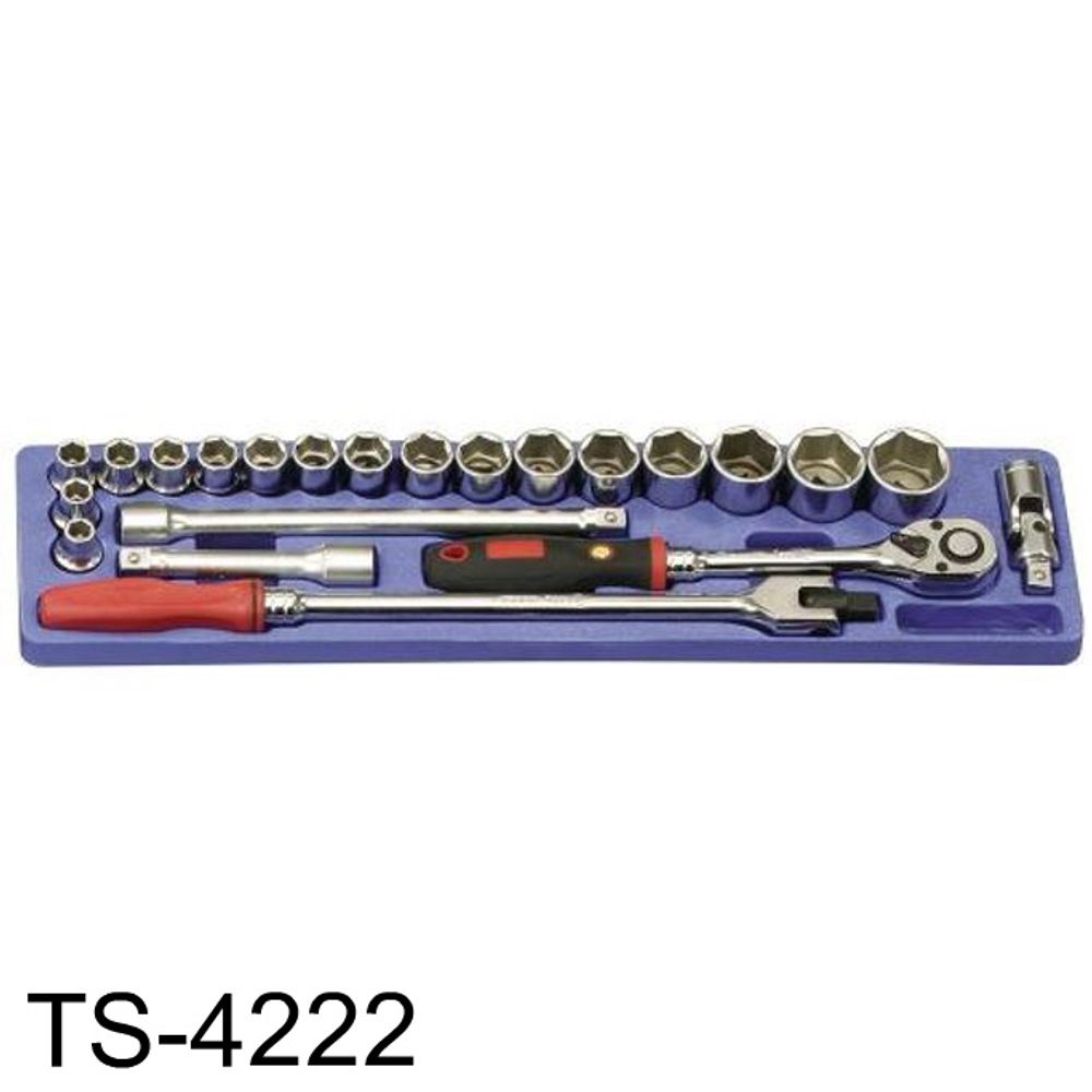 지니어스 핸드소켓세트 TS-4222(1 2lnchx10-32)22P