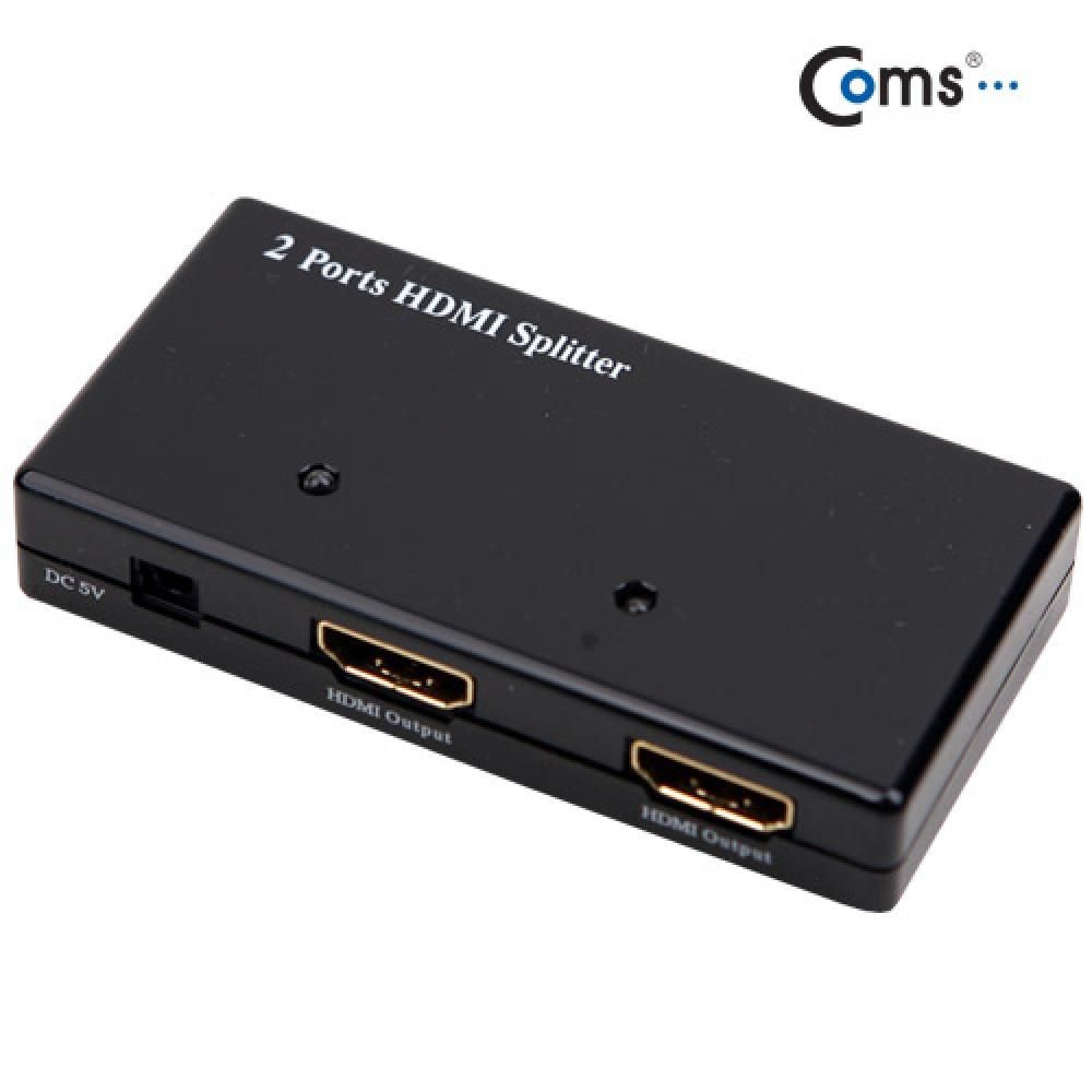 Coms HDMI 분배기 1대2 HDCP 지원 D2498