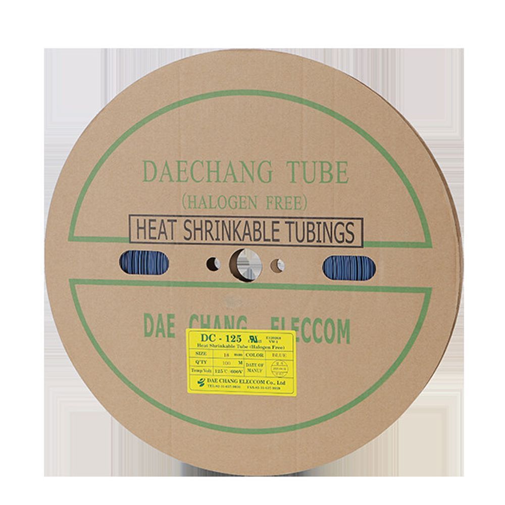 수축튜브 18MM 100M 청색 1롤