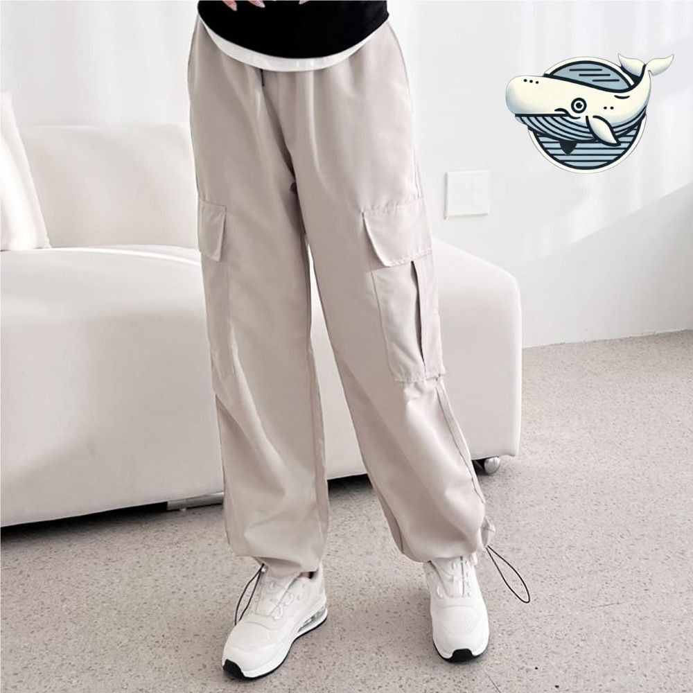 가을 데일리 캐주얼 와이드 조거 팬츠 여성