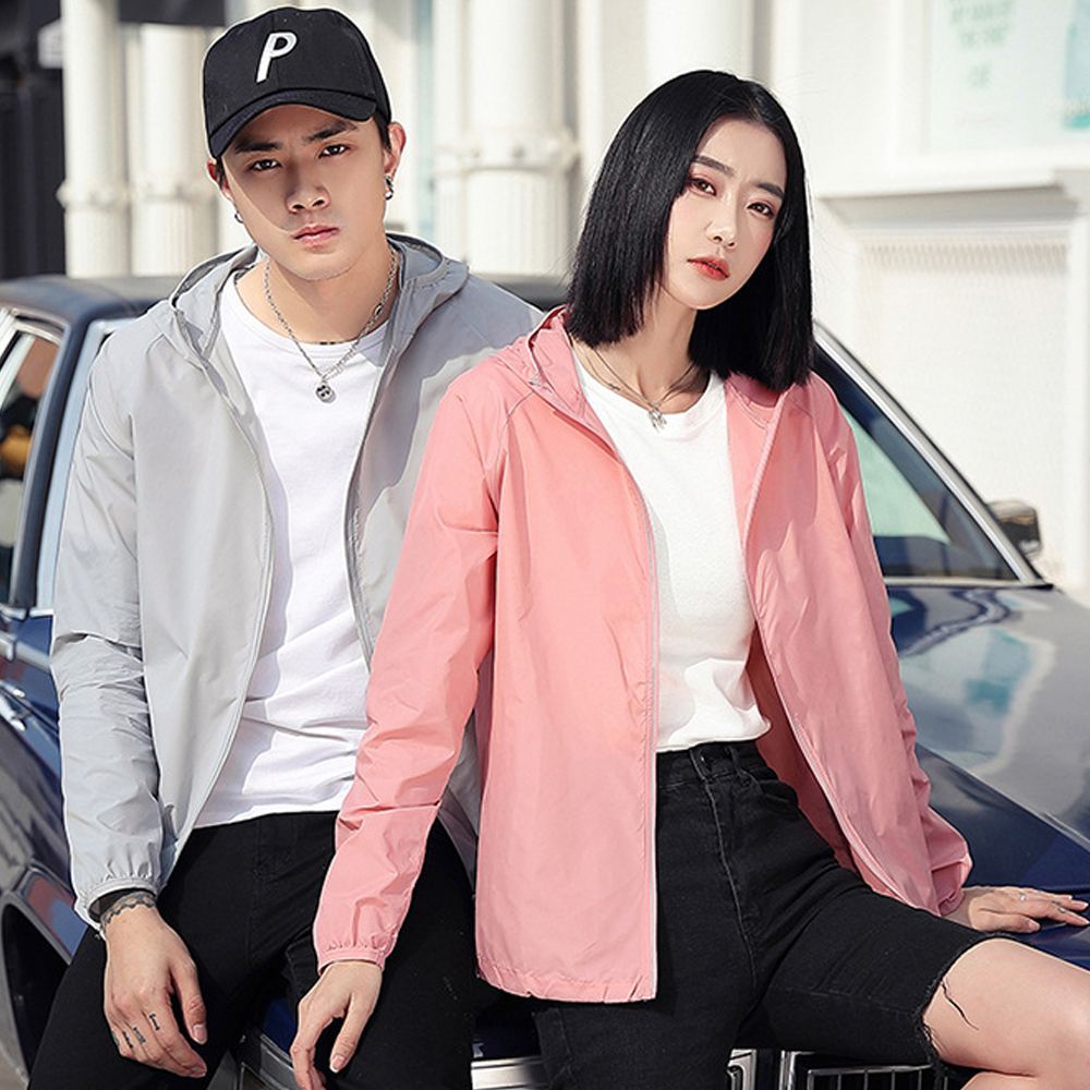여름 차단 자외선 기본 바람막이 데이 자켓 점퍼
