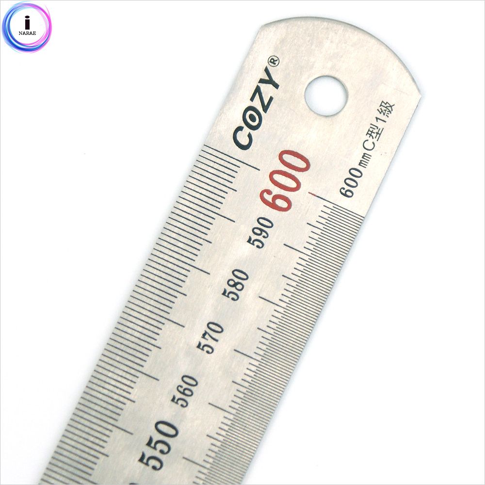 f09 60cm 스틸자(쇠자) 유광(CSRP-600)