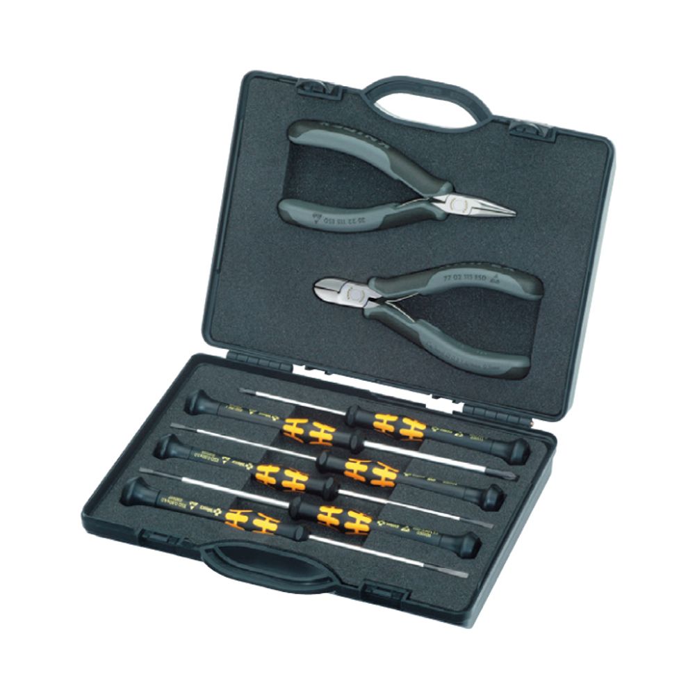 KNIPEX 공구세트(전자8pcs)_00-20-18ESD 8종 케이스