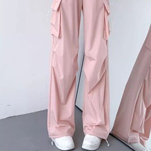 데일리 캐주얼 루즈핏 와일드 핏 포켓 카고 팬츠2컬러