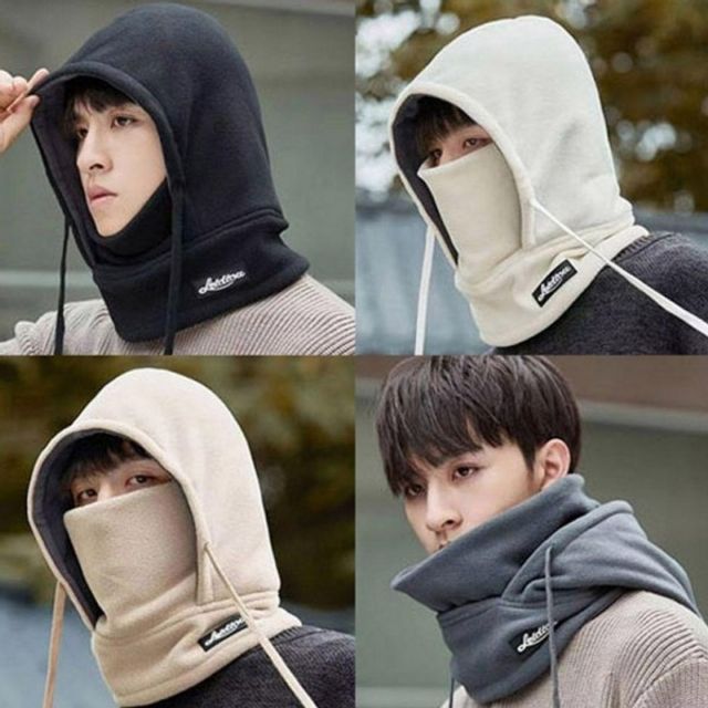 마스크 용품 방한 필수 워머 남성 후드 겨울 여성