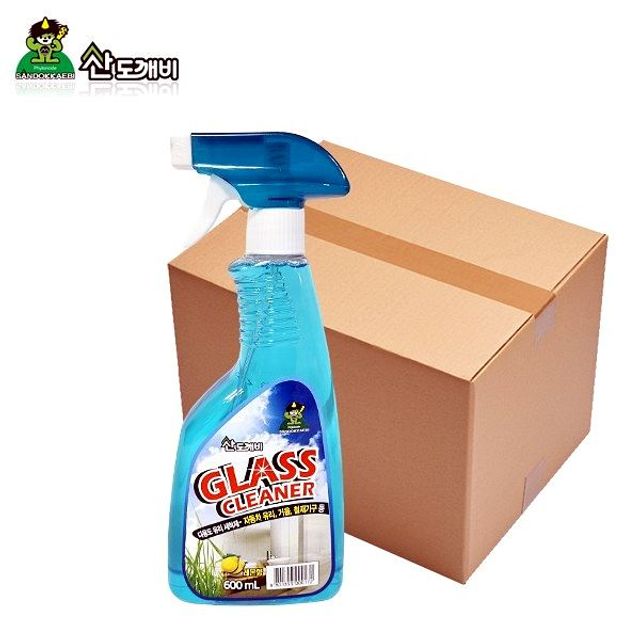 글래스클리너600ml 매직크린 한박스12개입 유리세척제