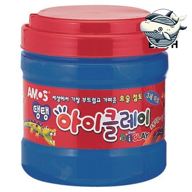 어린이 창의력 점토 400g 블루 색상 아트