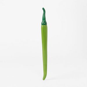 아이티알,NE 야채 고추 볼펜 필기구 중성 검정 볼펜 초록 0.5mmX10
