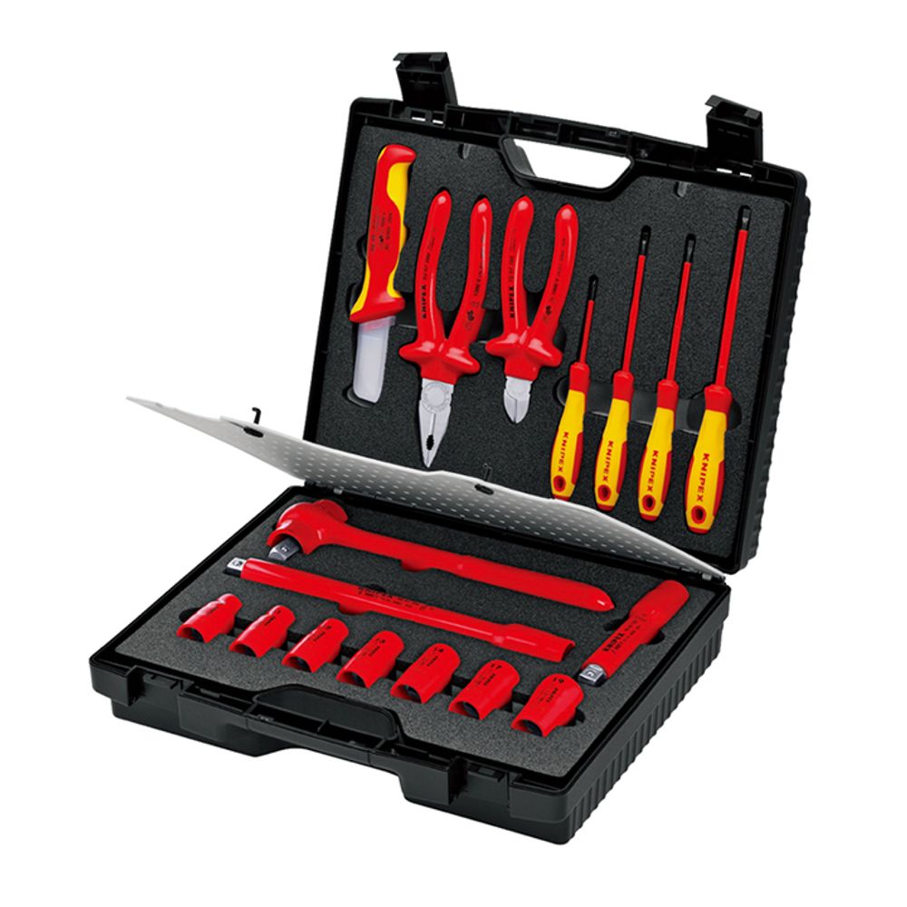 KNIPEX 공구세트(절연17pcs)_98-99-11 17종 케이스
