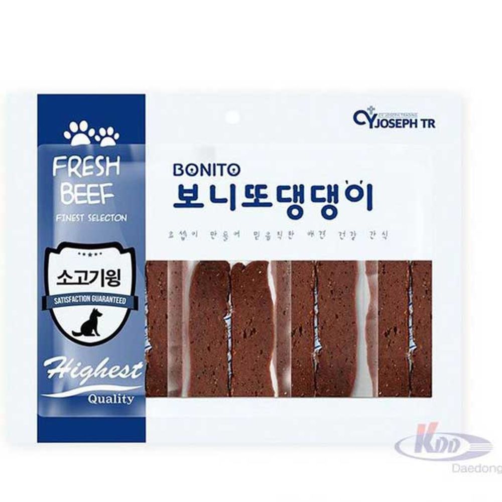보니또 댕댕이 소고기 윙 실중량150g 10팩 1타