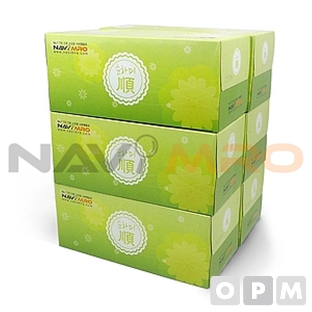 순하디순 미용티슈 180매 NM-BT180/1BOX(4PK)