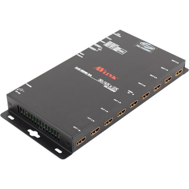 넷메이트 HS-1418IW 4K 지원 HDMI 1대8 분배기