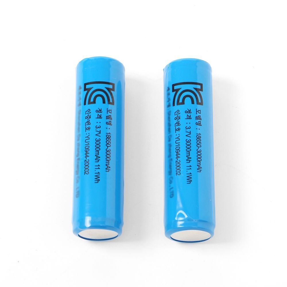 리크플 충전지 2p세트 배터리 3000mAh 리튬이온 18650