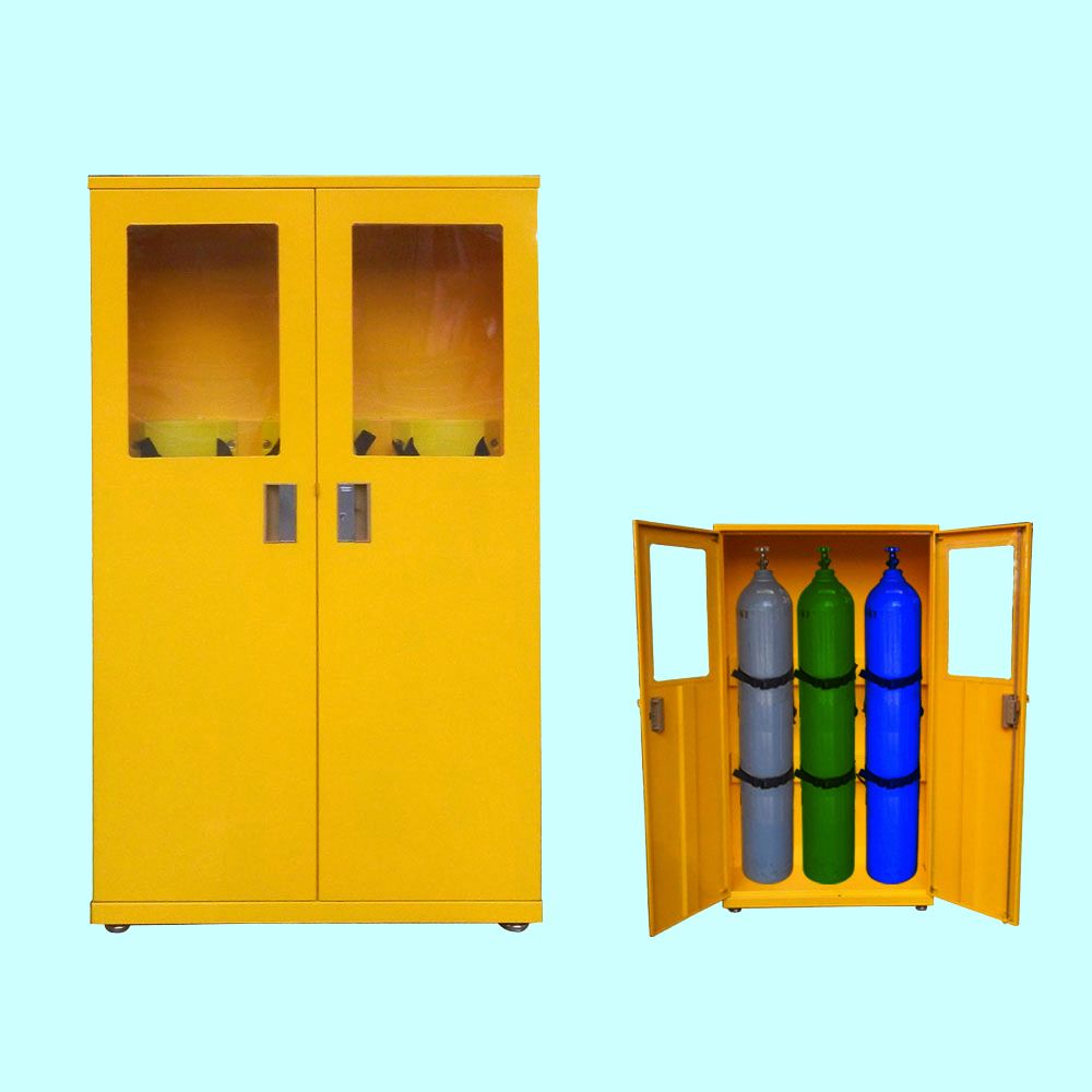 녹색안전 고압용기 보관함 3구 90 35 160cm