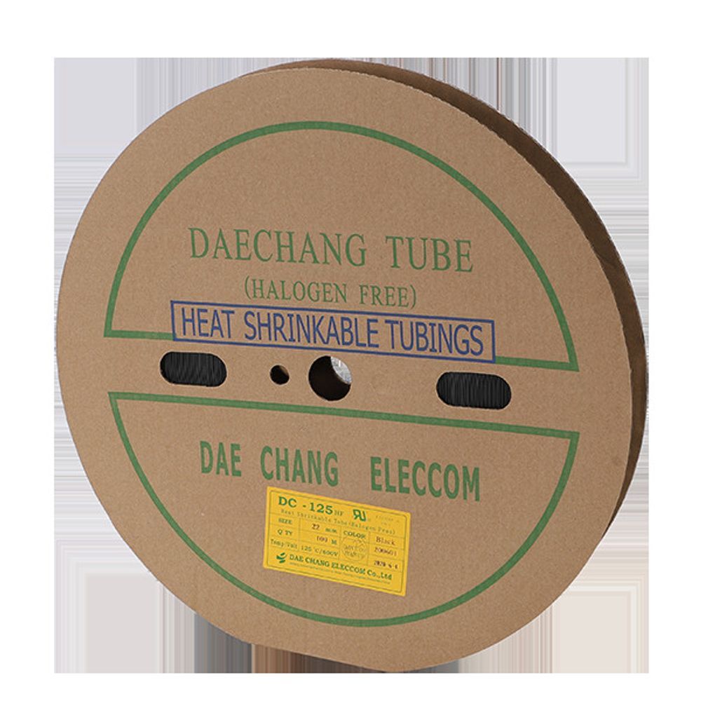 수축튜브 22MM 100M 흑색 1롤