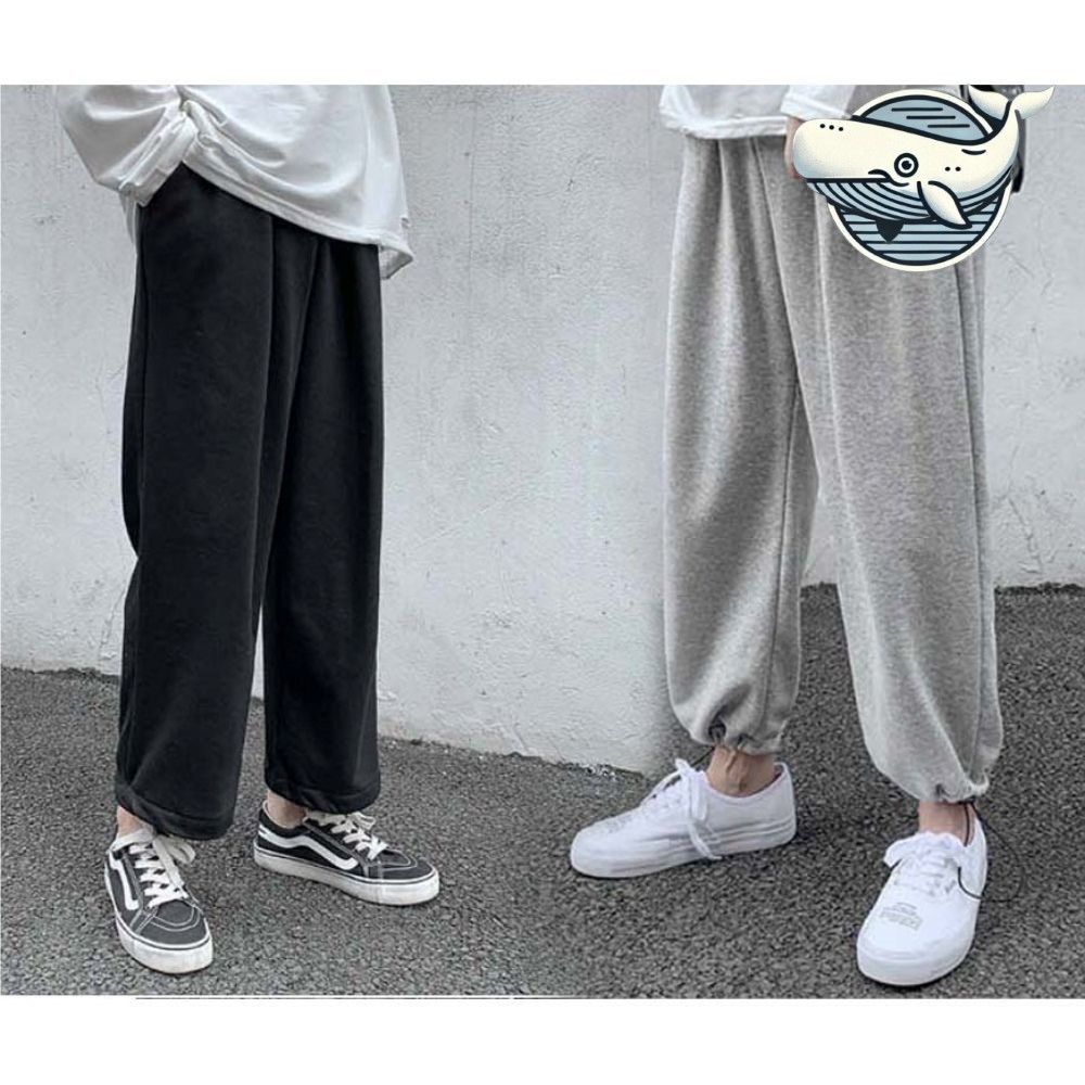 스타일리시 더블컬러 조거팬츠 여름 데일리