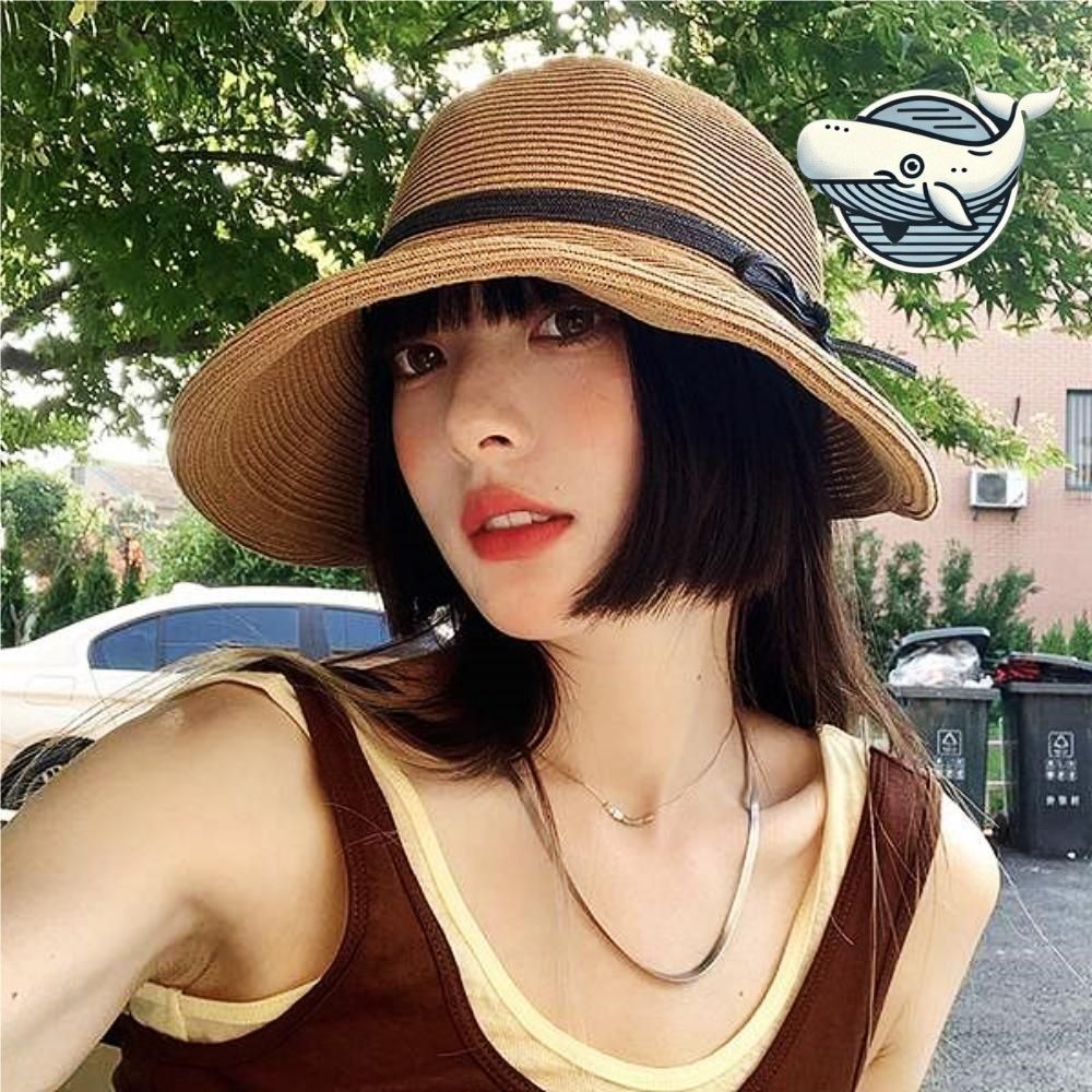 시원한 여름 비치모자 여성용 스타일리시 일상용