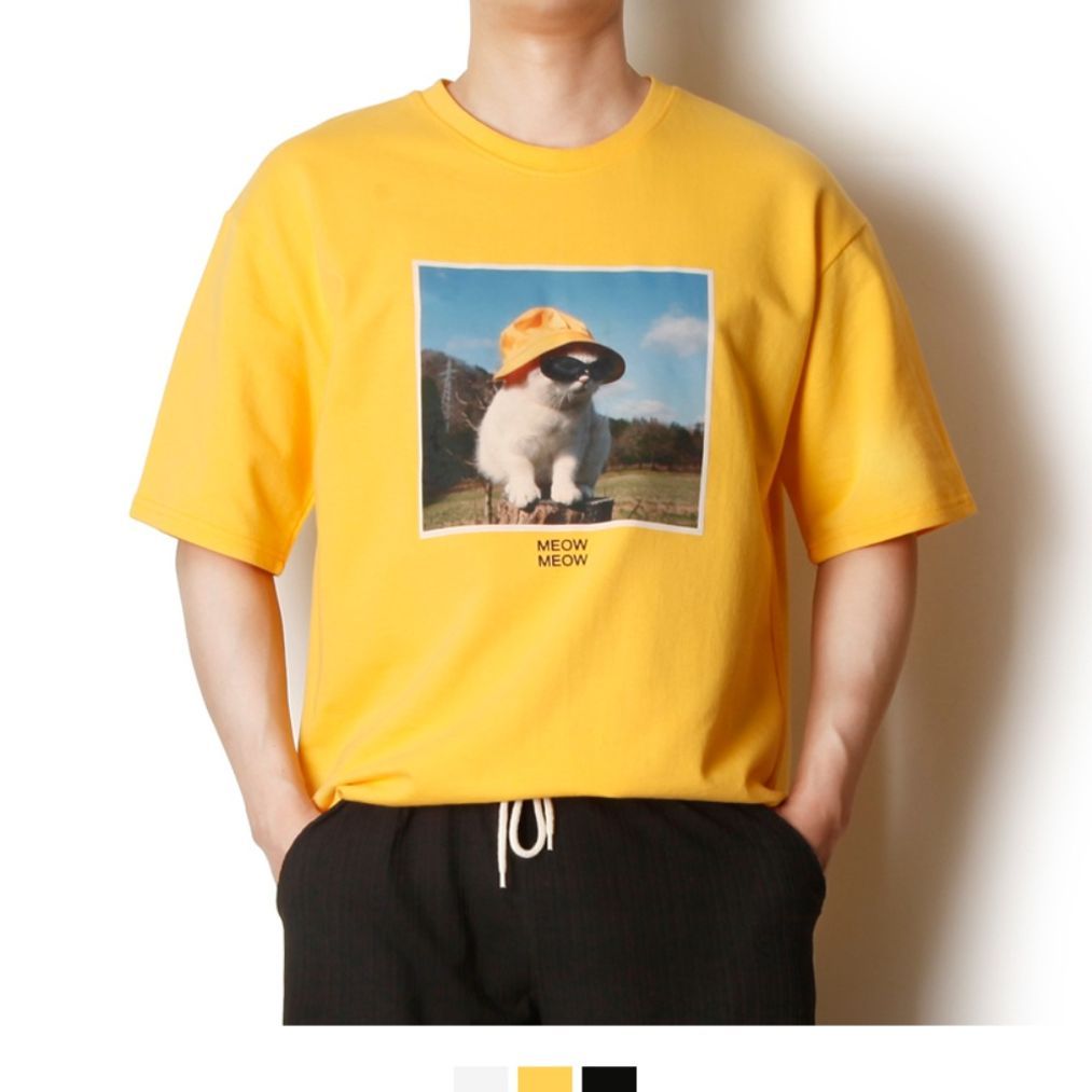 이너티셔츠 남자루즈핏반팔티 남자오버핏반팔티 고