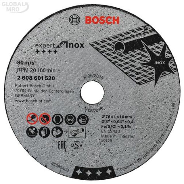 보쉬 AC 절단석(스테인리스) 3 (76x1.0x10) INOX (