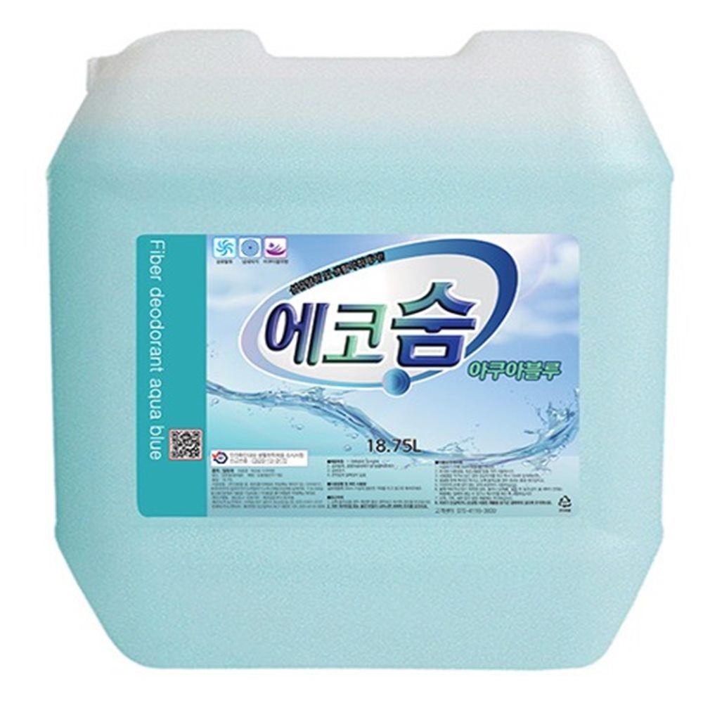 VEN 섬유탈취제 에코숨 18.75L 아쿠아블루