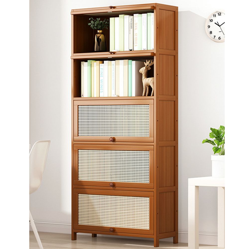 수납장 5단 70cm 거실 라탄