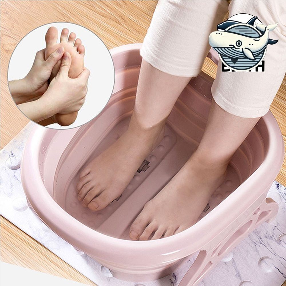 편리한 접이식 발마사지 통 족욕기 지압기 발