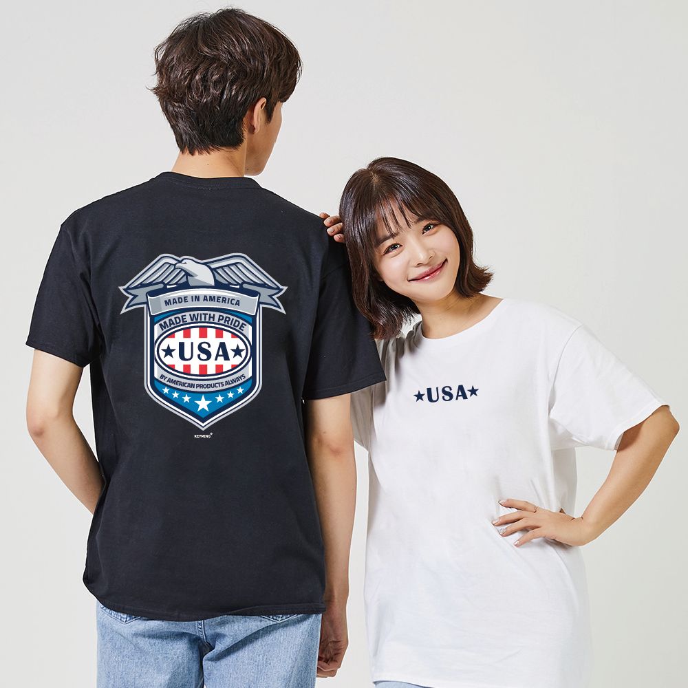 키밍 USA 롱반팔티 베이직반팔 베이직티