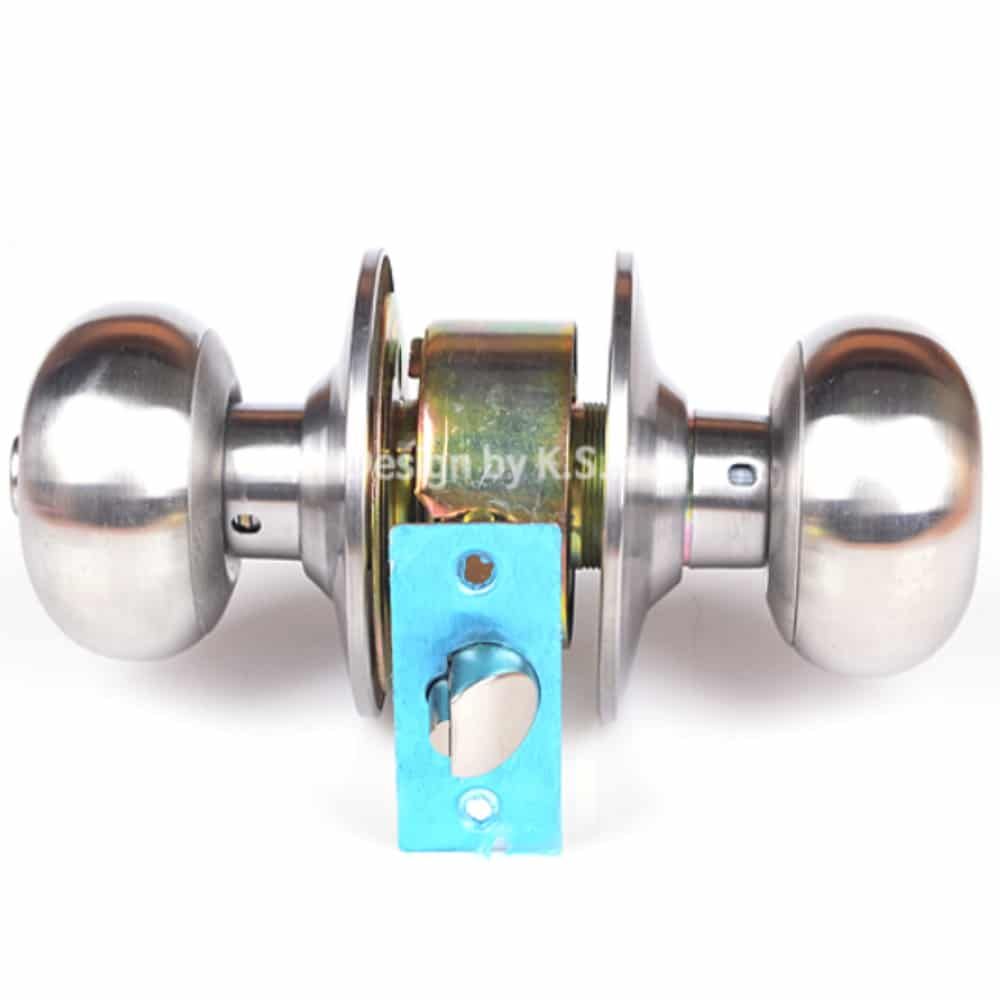 욕실용 동전형 도어손잡이 방문손잡이 문손잡이