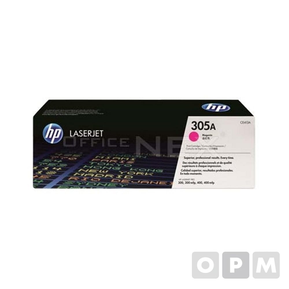 HP 토너 CE413A/적색/2600매/1EA