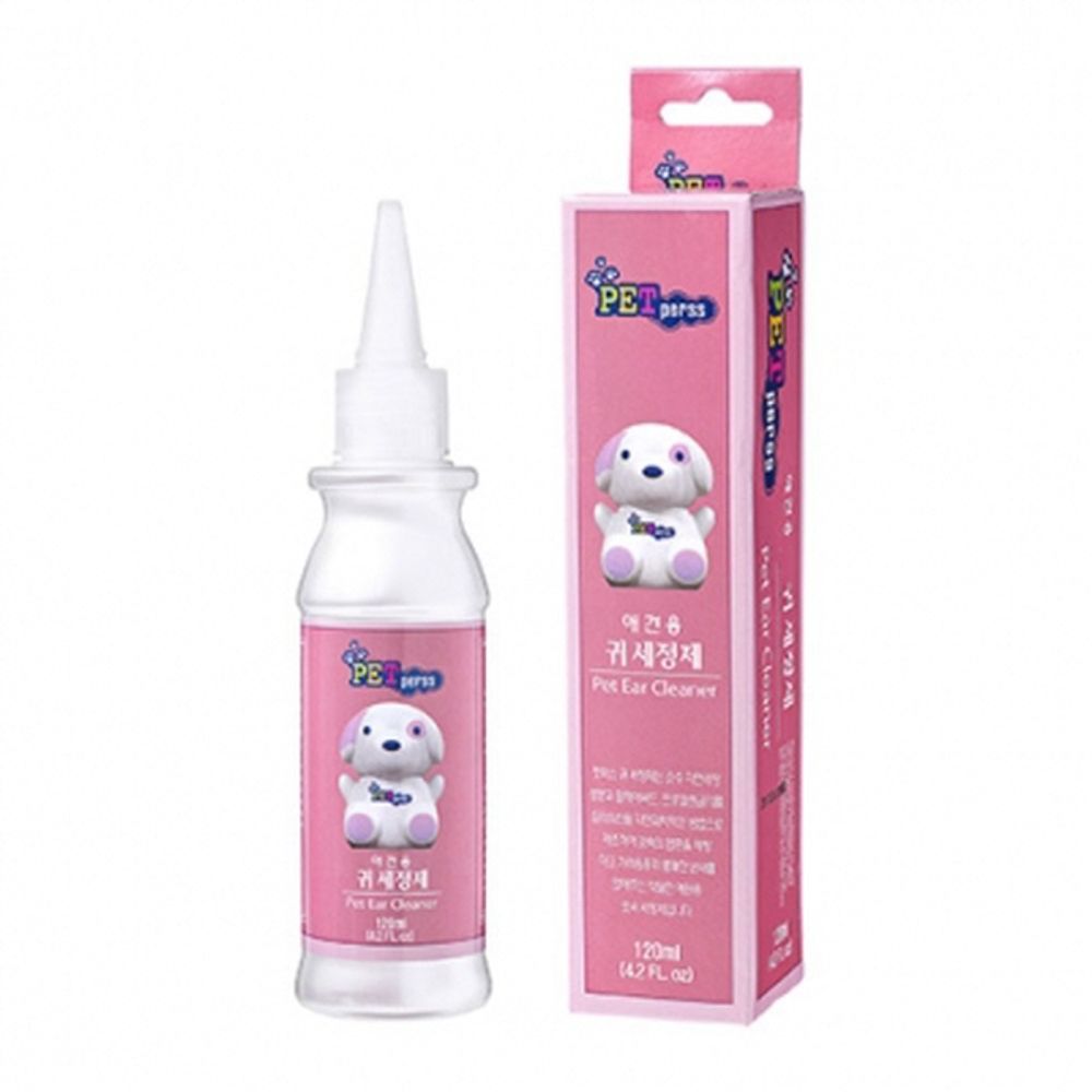애견 귀 위생 일상 세정제 120ml 6P 강아지 이어클리