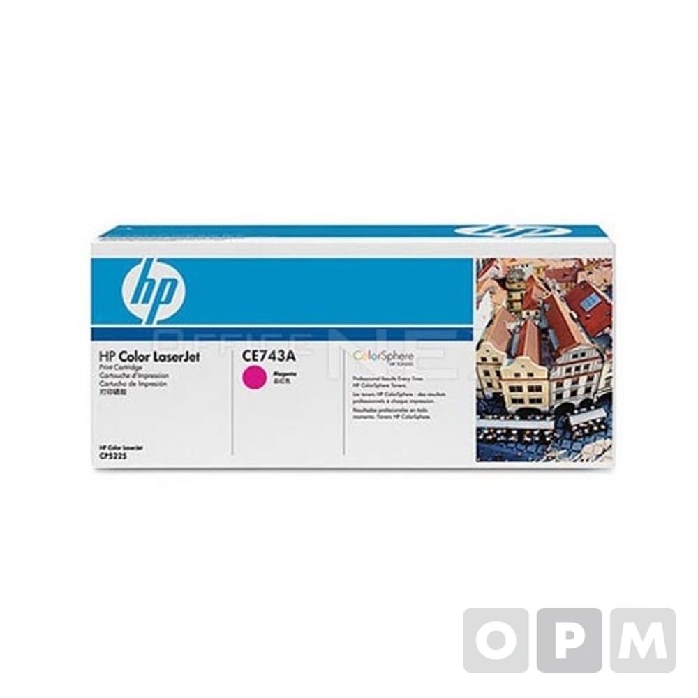 HP 토너 CE743A/적색/7300매/1EA