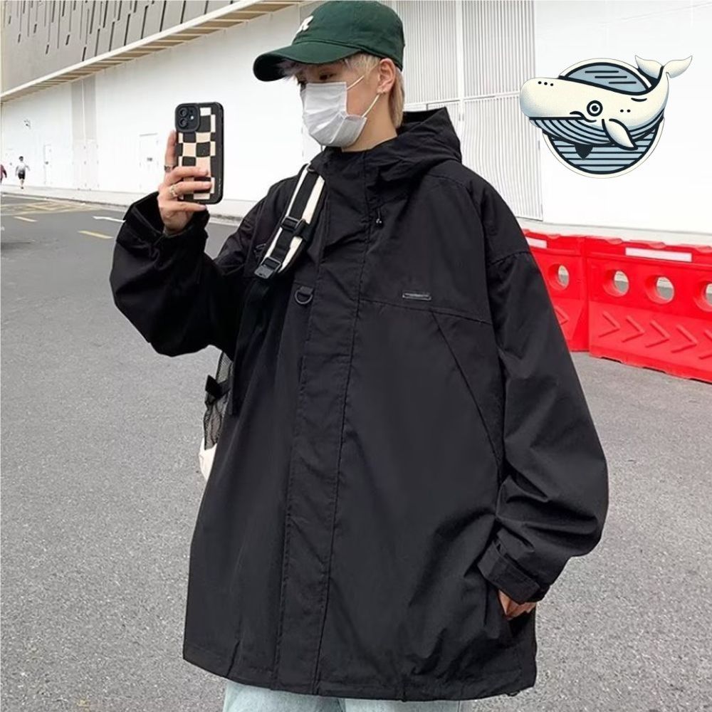 여성 남성 오버핏 하프 후드 캐주얼 야상 패딩