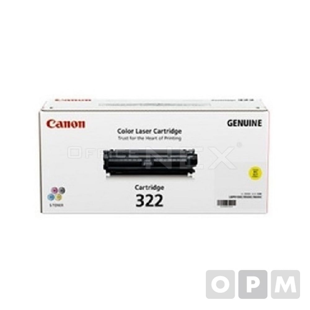 캐논 토너 CRG-322Y/7.5K/노랑/1EA