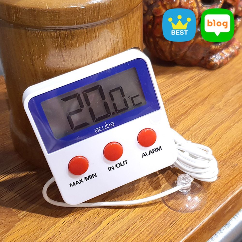 아쿠바 디지털 온도계 냉장고용 정확한 온도