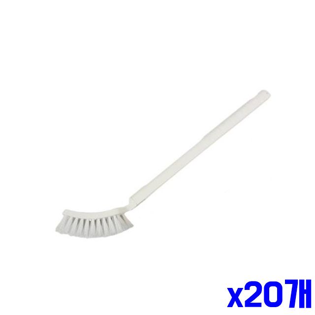 x20개 변기솔 위생적인 사각 회색 흰색 욕실청소용품
