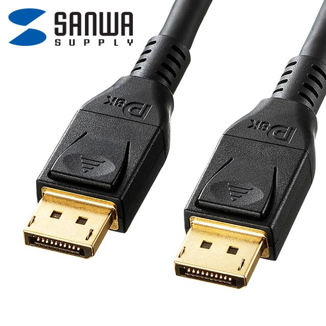 SANWA 8K 60Hz DisplayPort 1.4 케이블 5M(32.4Gbps)