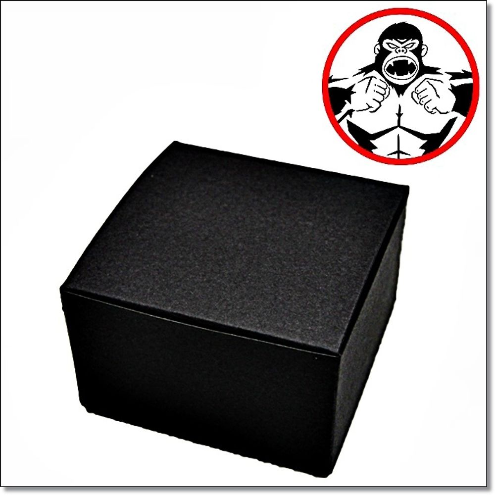 1묶음100장 블랙윗뚜껑B형 75x75x45mm 럭키 선물박스