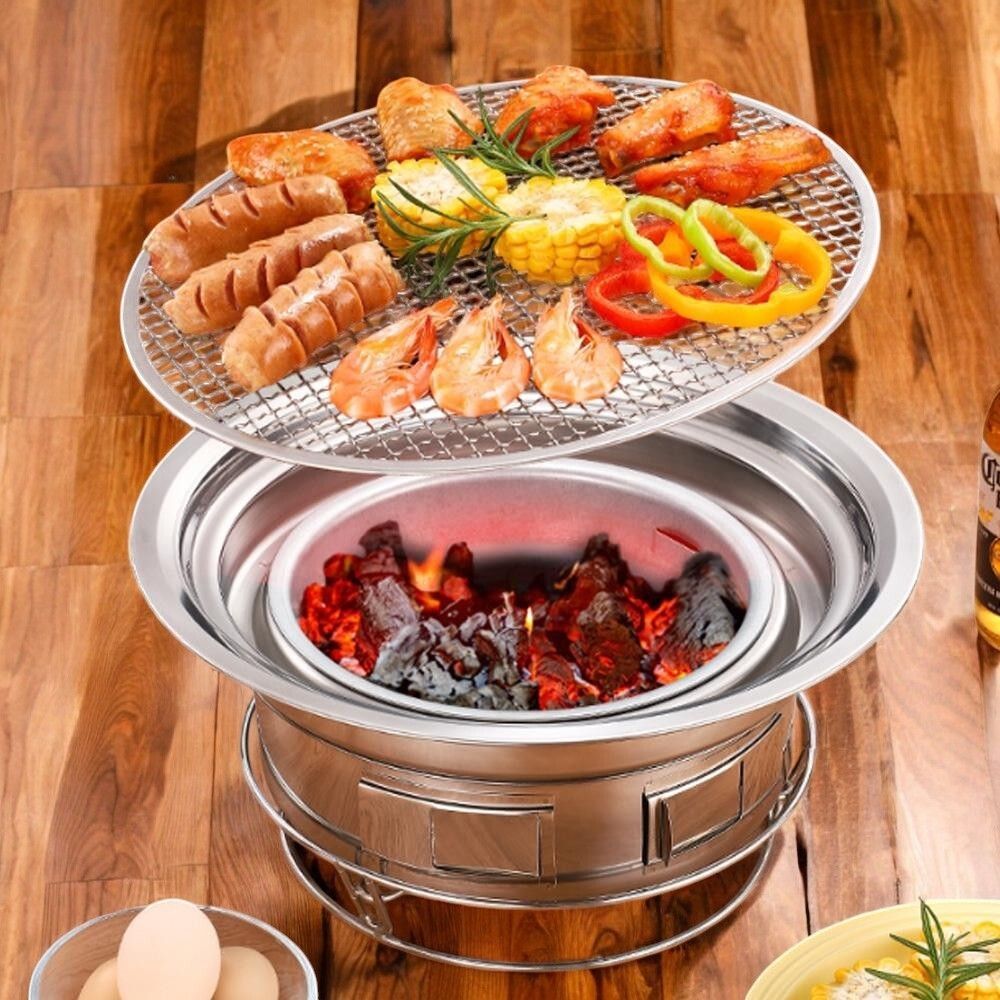캠핑 그릴 숯불 화로대