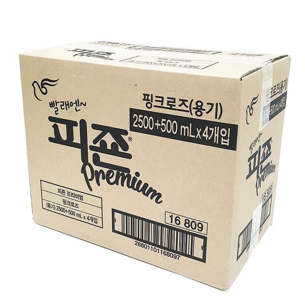 피죤(핑크로즈) 2500ML 1박스(4입)