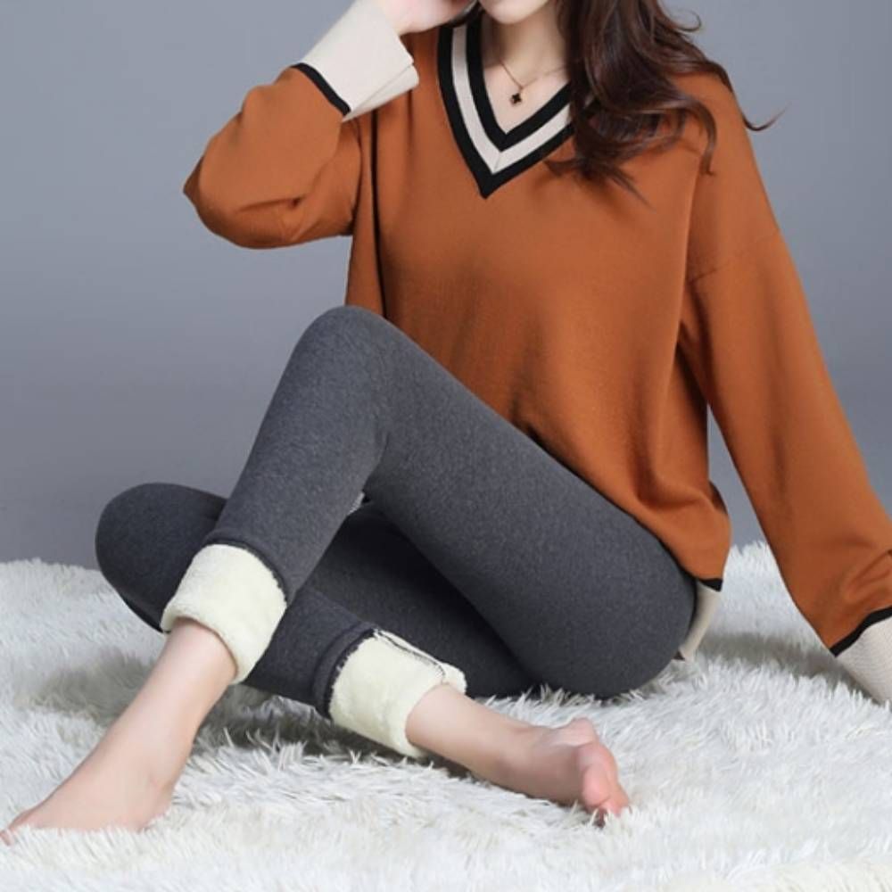 G125860 팬츠 빅사이즈까지 융털 레깅스