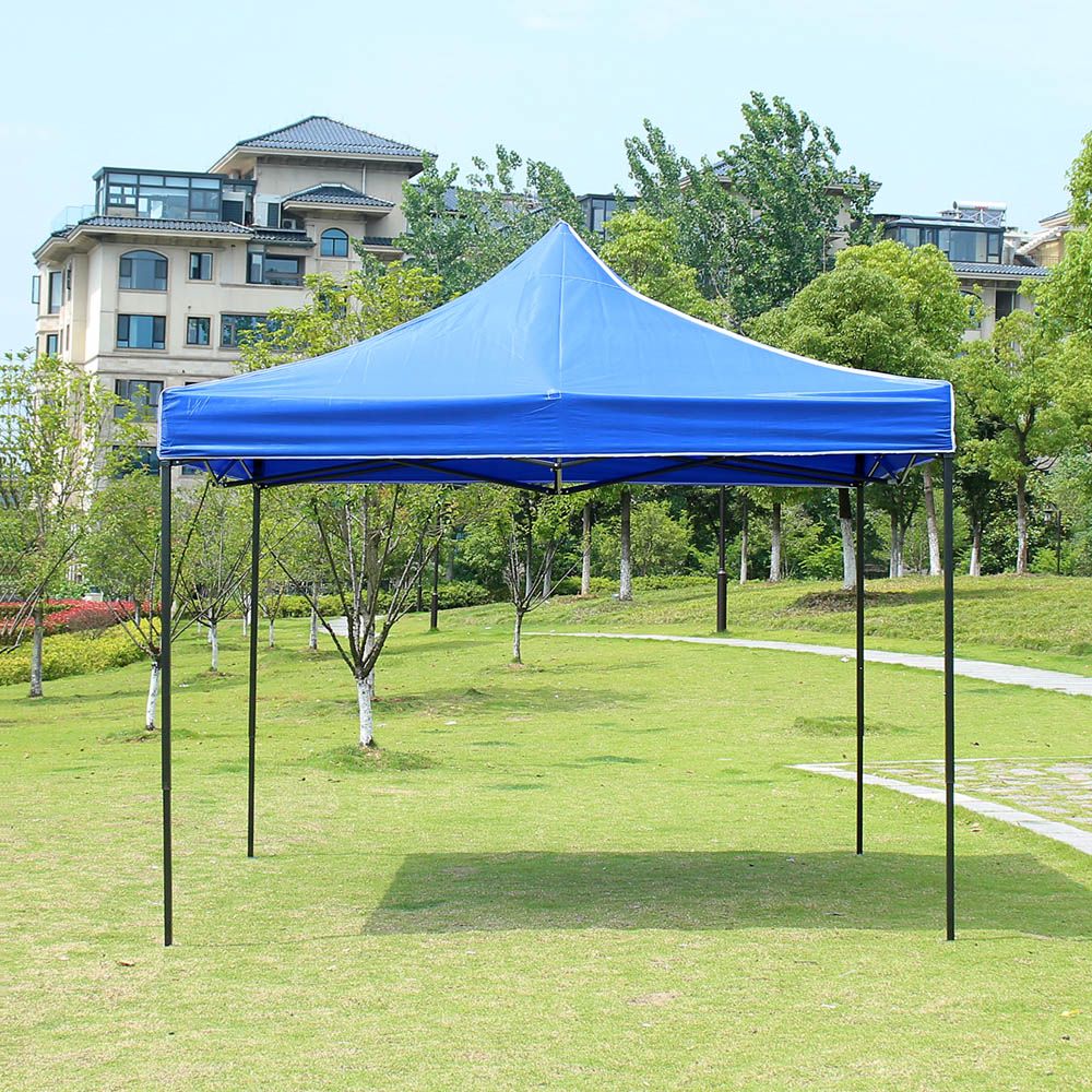 캐노피 행사용 천막 400x400cm 접이식 블루