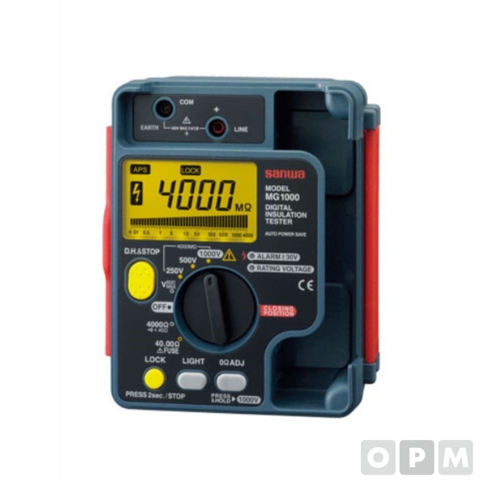 SANWA 디지털절연저항계 4000M/AC/DC-600V 1EA