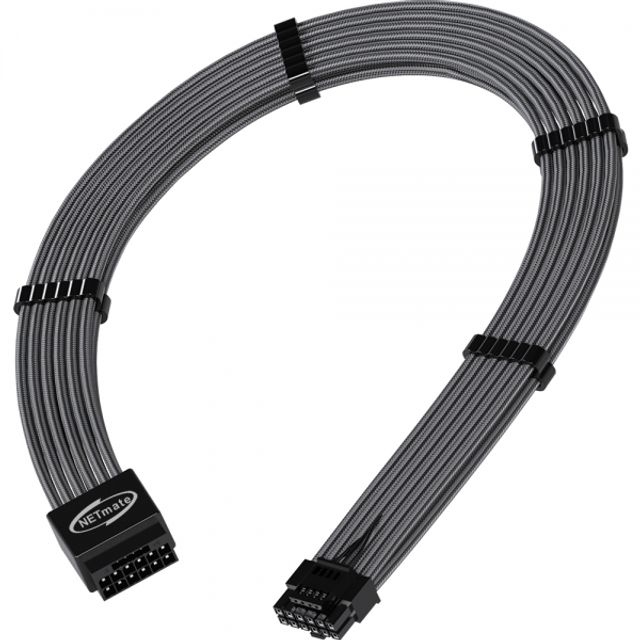 PCI-E 5.0 12VHPWR 연장 슬리빙 케이블 세트 카본
