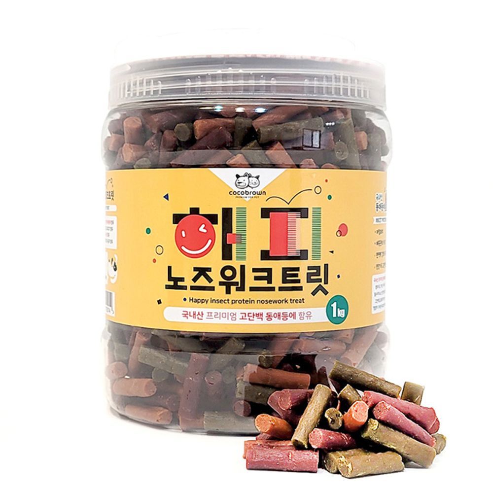 반려견 인섹트 간식 일상 1kg 1P 노즈워크 트릿 훈련