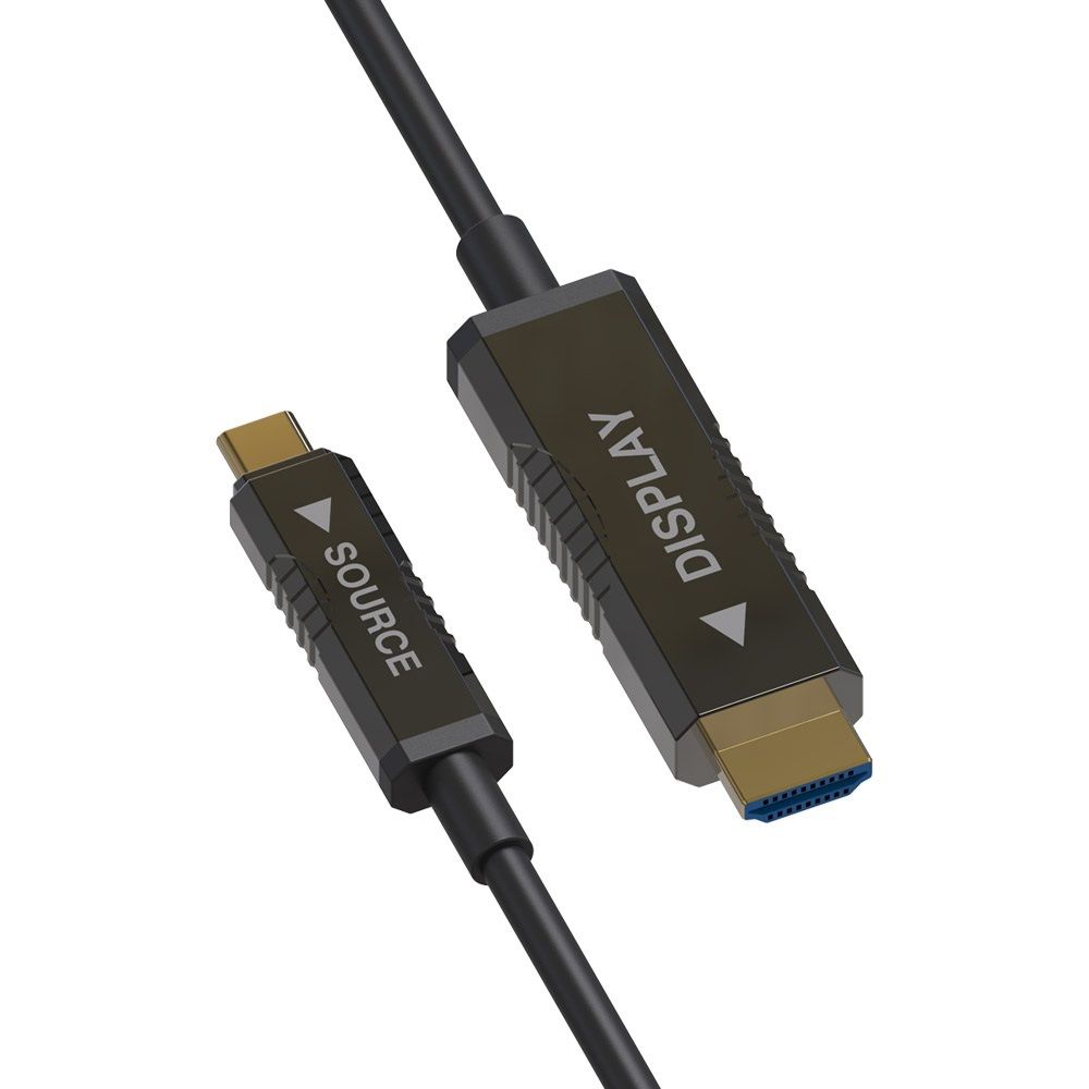 USB 3.1 Type C to HDMI 2.0 AOC 리피터 케이블 20M