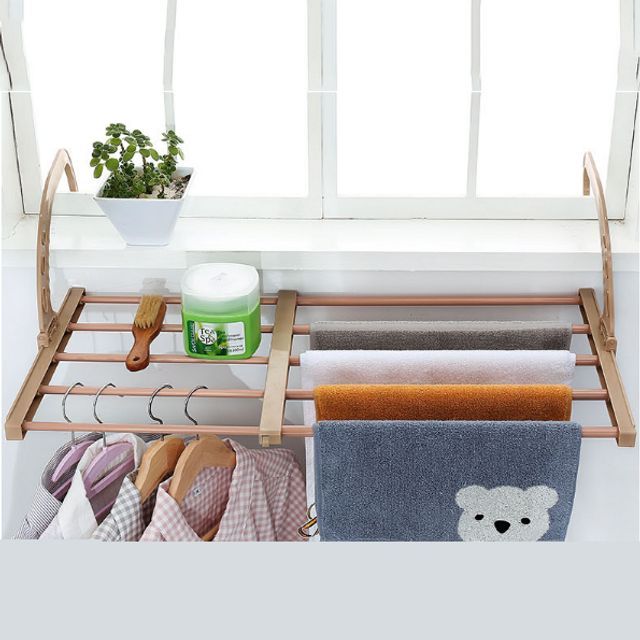 발코니 베란다 선반 기본 빨래걸이 데이 세탁실