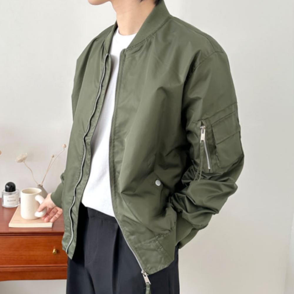 봄 점퍼 남성 바람막이 블루종 항공 자켓 작업복잠바