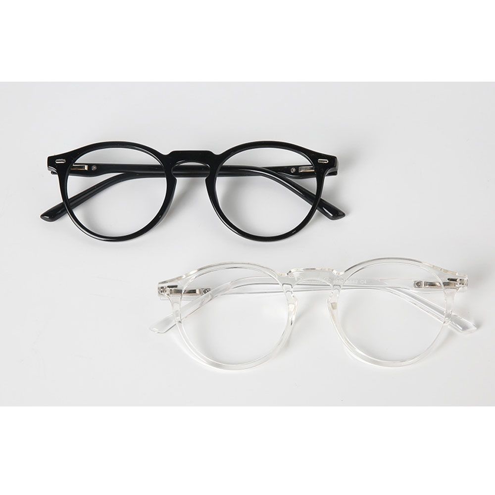아이티알,NE 블랙 투명 남녀공용 뿔테 안경 시력보호 패션 커플