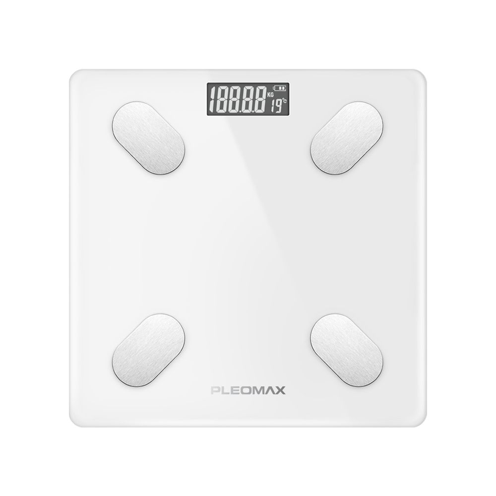 PLEOMAX 스마트 체중계 화이트 PM-SCALES01